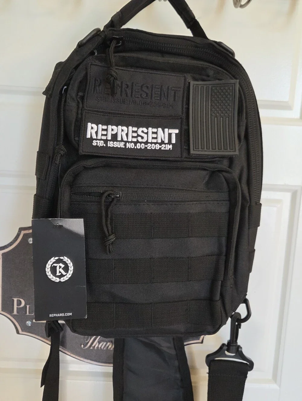 Represent Ltd REPHARD Tactical Sling Backpack MOLLE Black NWT Nate Diaz